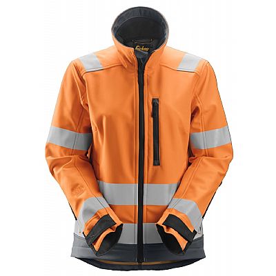 Snickers Softshell Damesjack AllroundWork High-Vis 1237 (A048005)